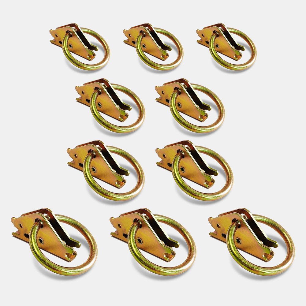 MorScan 10 Pack E-Track O-Rings General 10-Pack, 10-Pack Galvanized