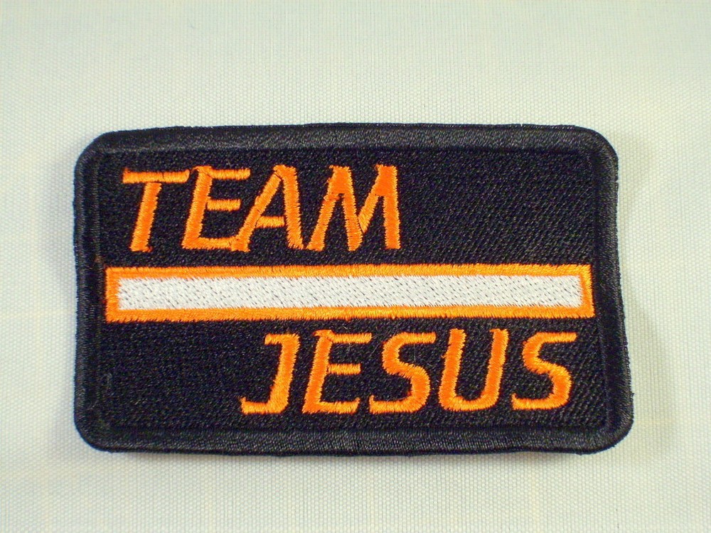 TEAM JESUS  Biker Vest Patch