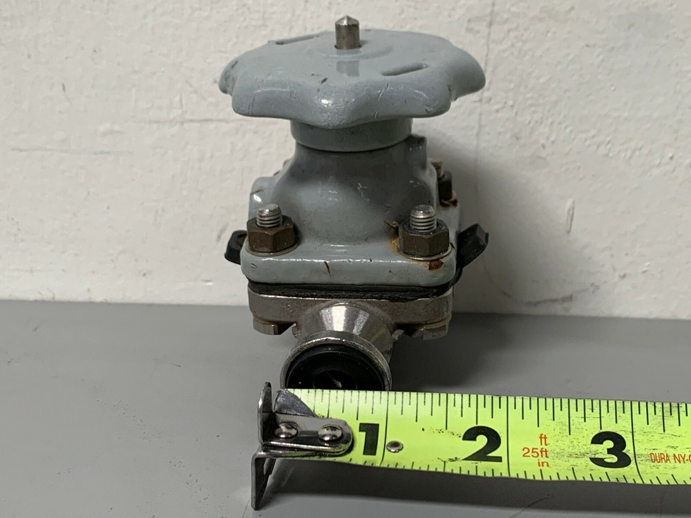 ITT CF3M H2 Diaphragm Valve w/ 1/2" Sanitary Fitting & 2" OD