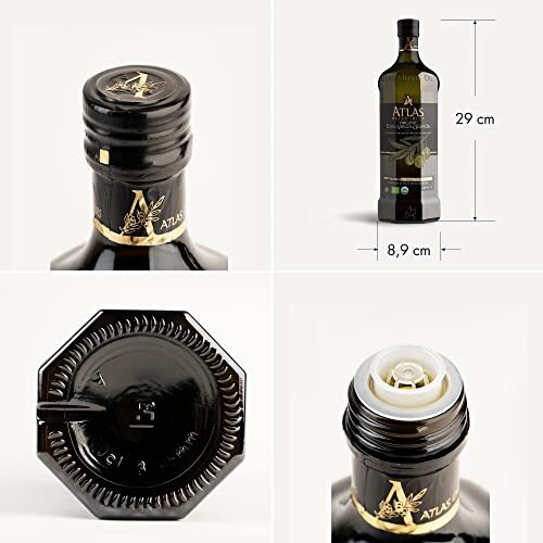 Atlas 1 LT Cold Press Extra Virgin Olive Oil with Polyphenol Assorted Sizes