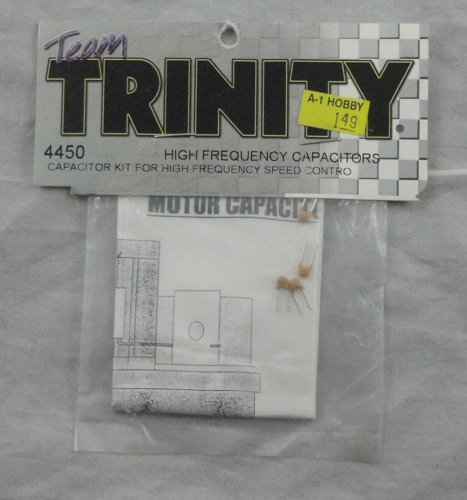 Team Trinity High Frequency Brushed Motor Capacitor Kit TRI4450