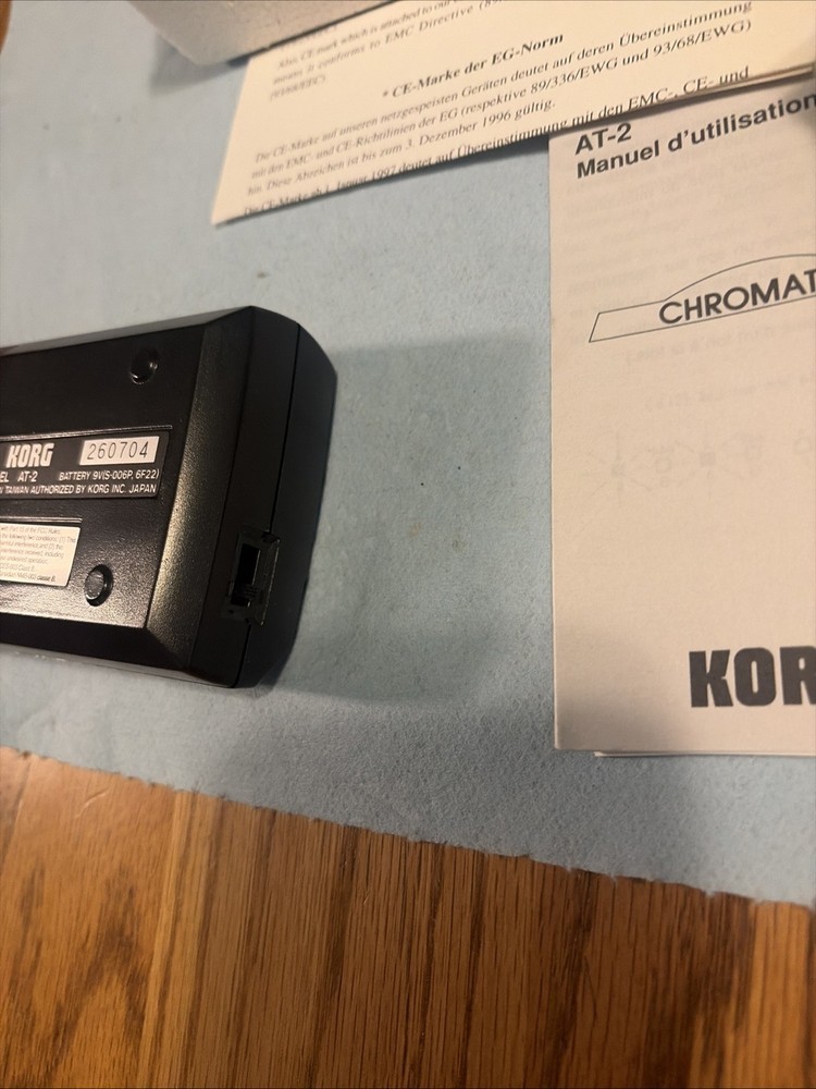 KORG AT-2 Auto Chromatic Tuner with Original Packaging