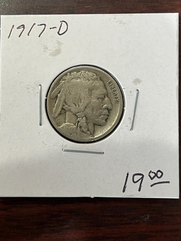 1917-D 5c BUFFALO NICKEL
