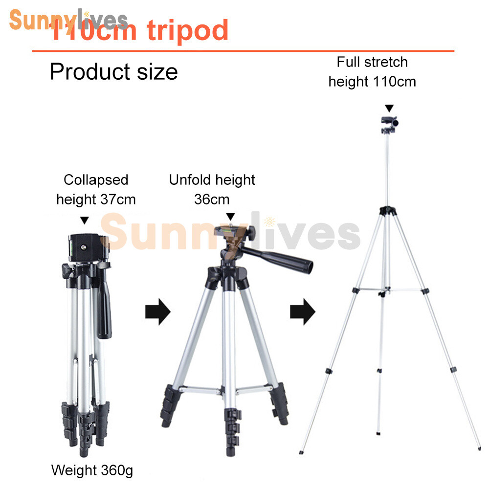 Multi function Travel Camera Tripod 110cm/150cm Adjustable Laser Level Tripod