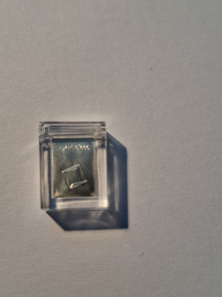 1 Single Valcambi Silver Bar in Protective Capsule from 100 Bar ESGVersion nr1a