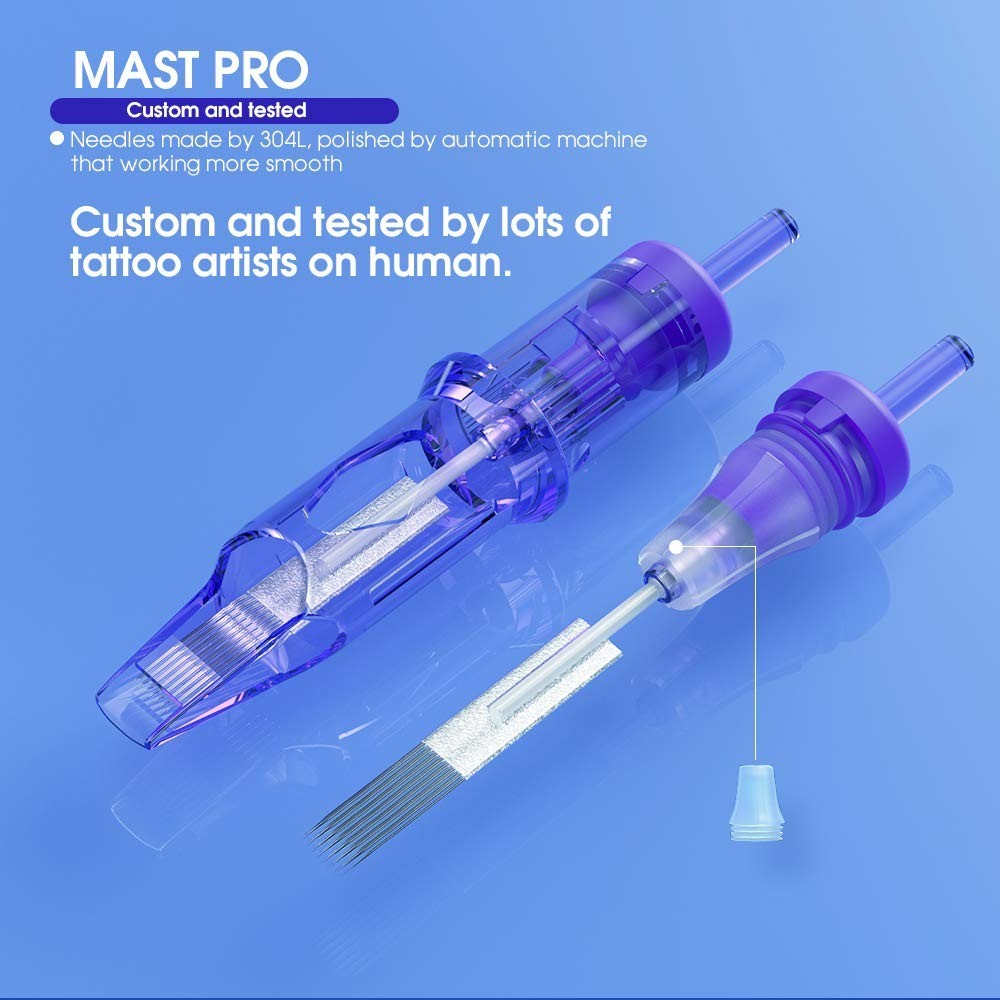 Mast Pro 1003RL 20Pcs Bugpin Disposable Tattoo Needles – Precision & Durability
