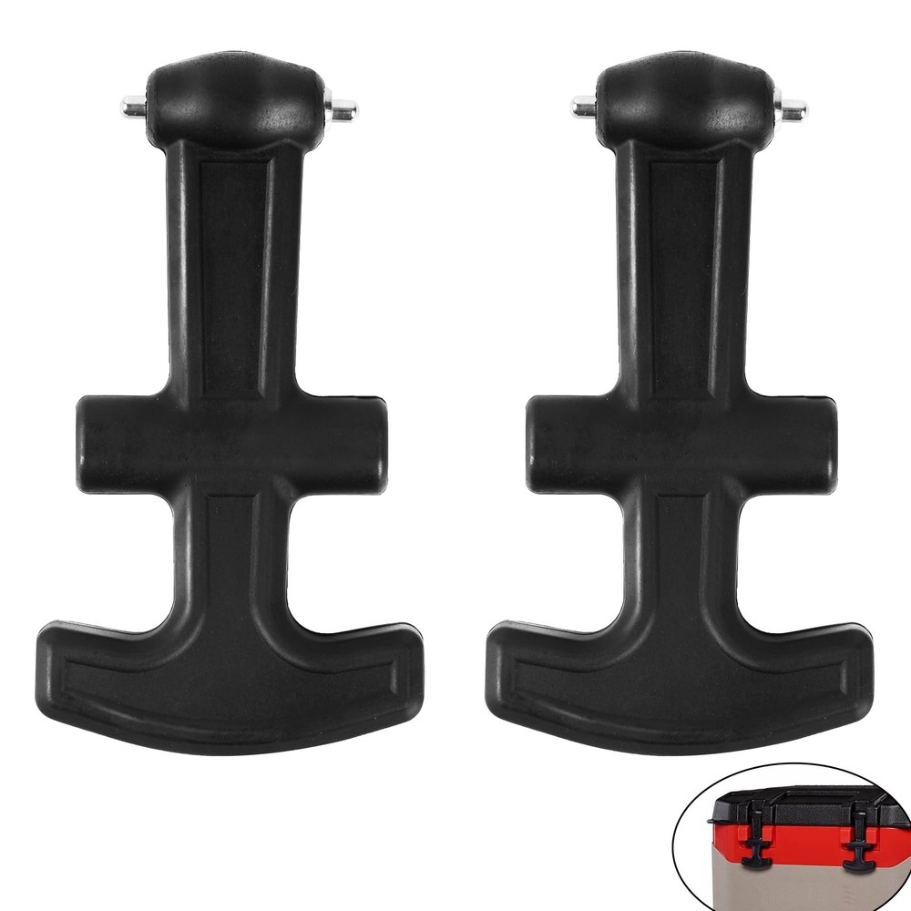 2-Pack Universal T-Latch Handle Cooler Lid Replacement Kit for BMX & Overland