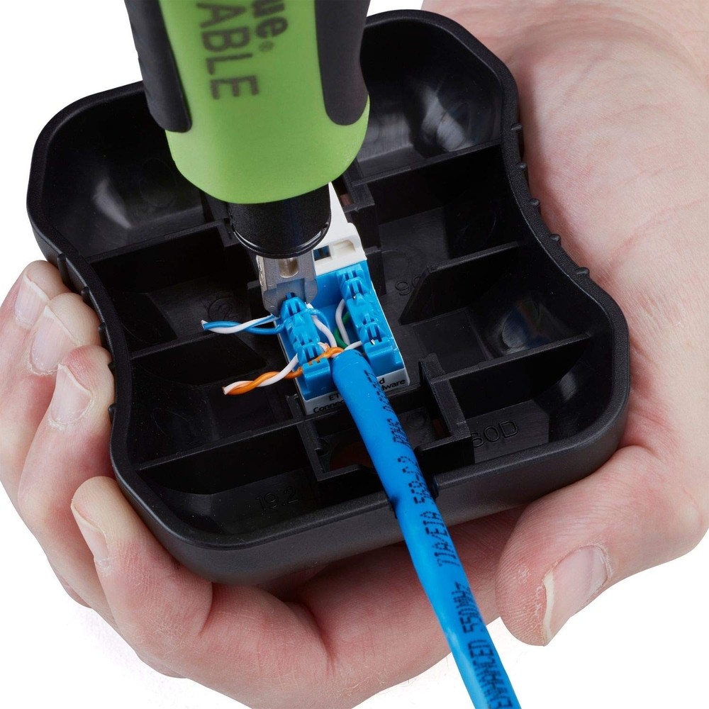 Truecable Keystone Jack Punch Down Stand 90 Degree Handheld Termination Aid True
