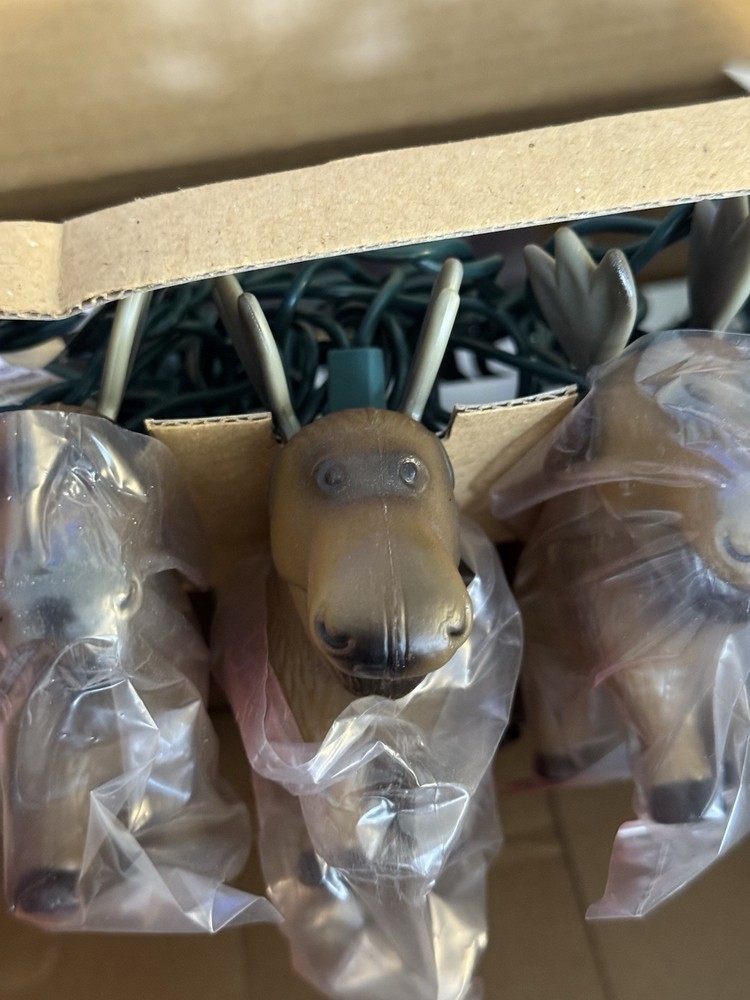 Rare Rivers Edge Moose Light Set String Lights
