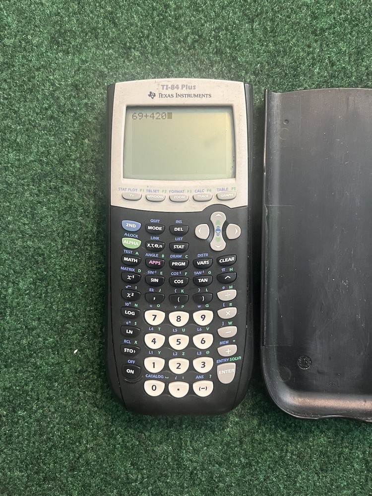 Texas Instruments TI-84 Plus Graphing Calculator - Black Tested TI 84