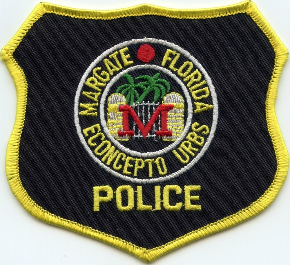 MARGATE FLORIDA FL POLICE PATCH
