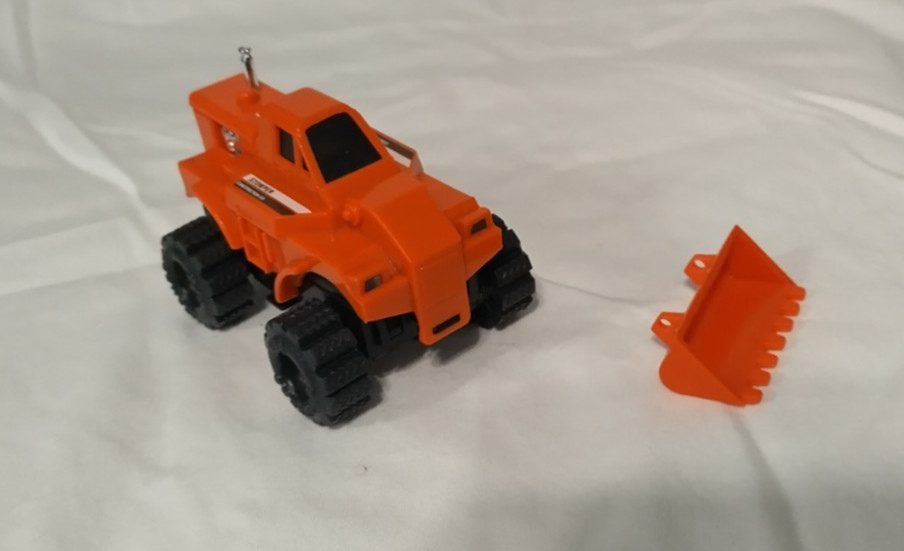 Schaper Stomper Loader Orange rare Construction tested works vintage
