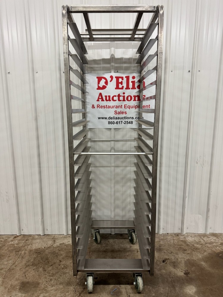 Stainless Steel Full Size Sheet Pan Rack on Casters