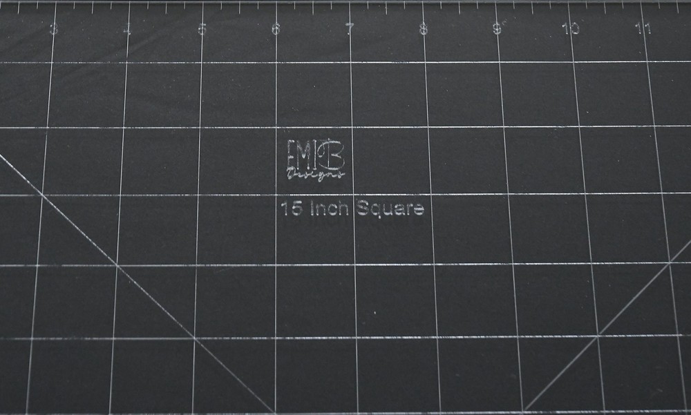 15 inch Square Acrylic Sewing Ruler