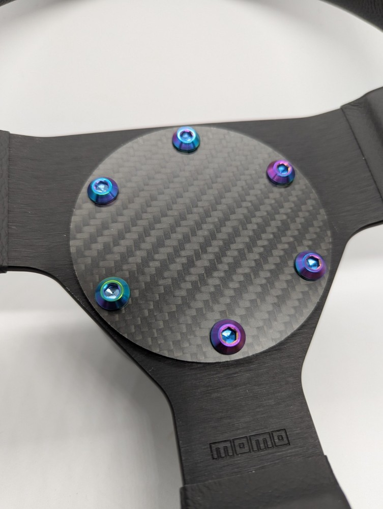 Carbon Fiber Horn Button Delete Plate