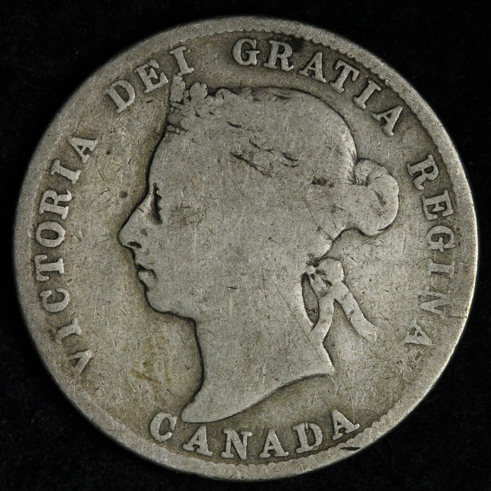 1888 Canada SILVER Twenty Five Cents E313 WKRCH