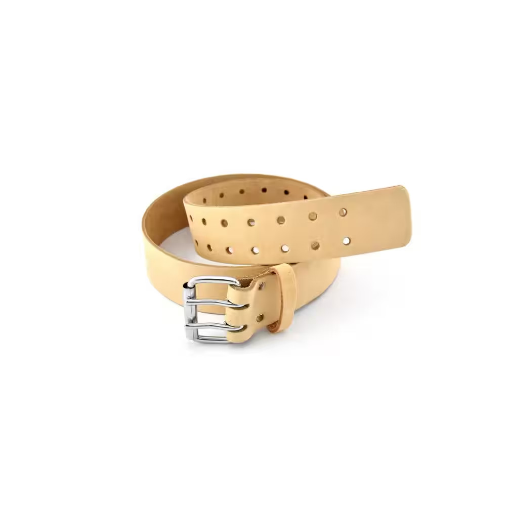 Large Natural Top Grain Leather Tool Belt