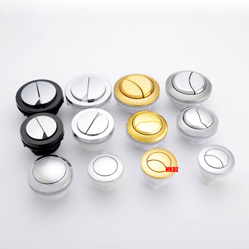 Round Single/Dual Flush Toilet Cistern Push Button Fitting Replace Water Saving