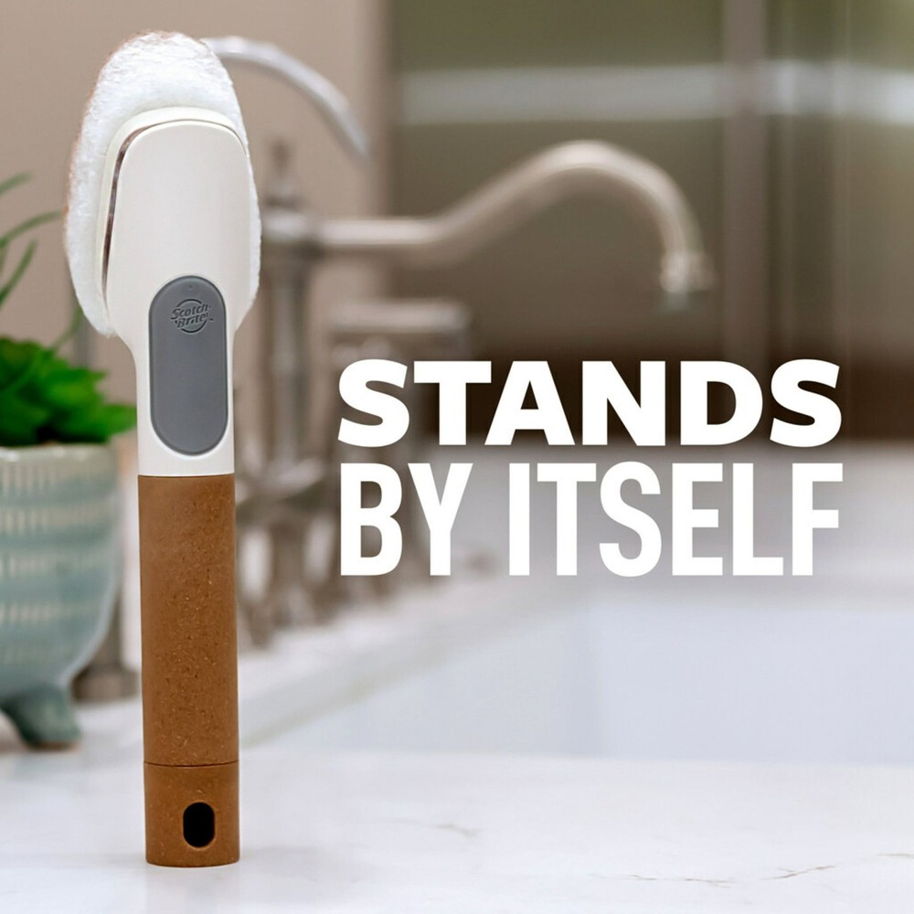 Greener Clean Non-Scratch Soap Control Dishwand with 3 Refills