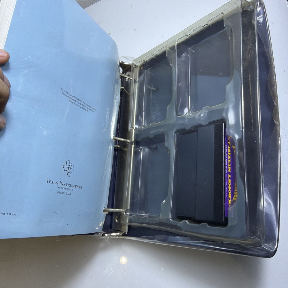 Texas Instruments Home Computer TI Logo II Solid State W/ Microsoft Multiplan