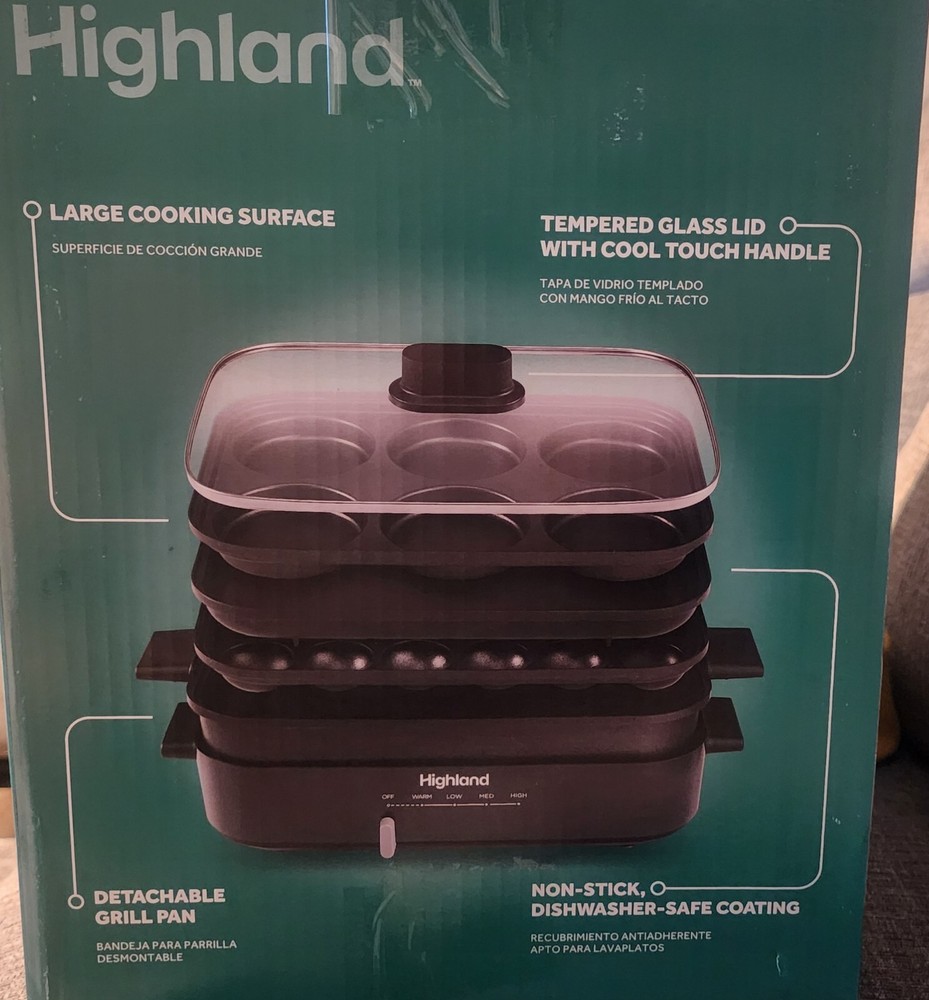 Highland Non-stick Electric Griddle 1300 Watts