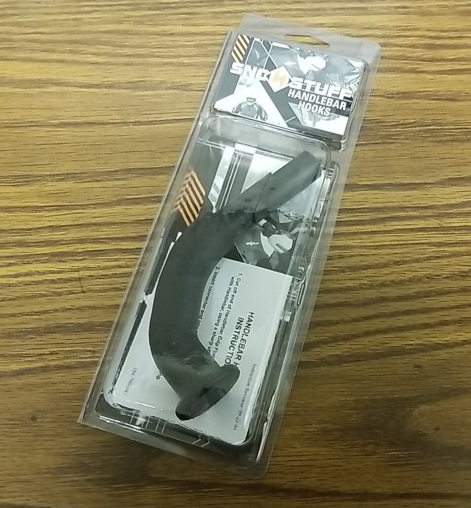 NEW Sno-Stuff BLACK COMBINATION Snowmobile Handlebar Hook. #104-459-90