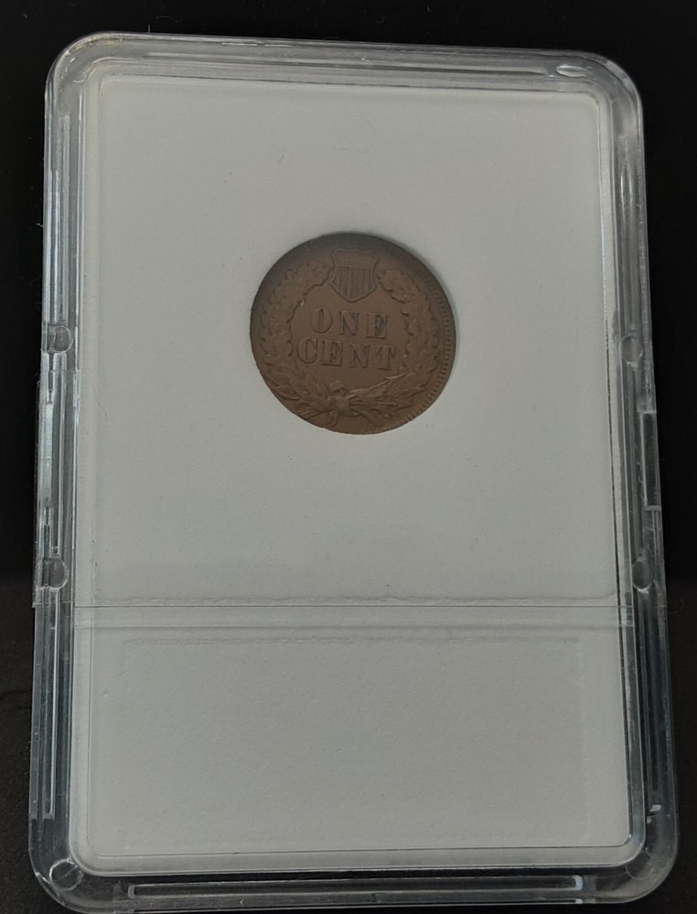 1907 INDIAN HEAD CENT - FINE - IN PLASTIC CASE - K246