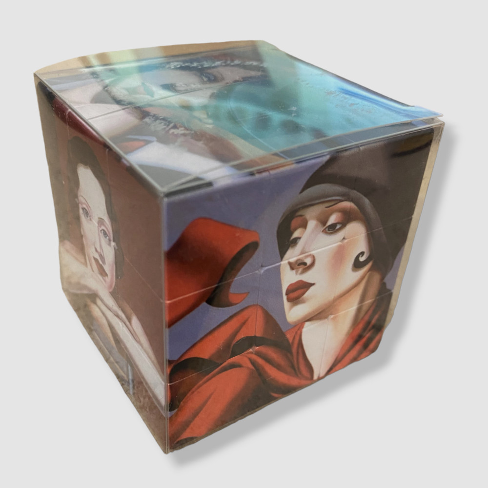 $43 ABEL NO. 1 PUZZLE CUBE 2.5"