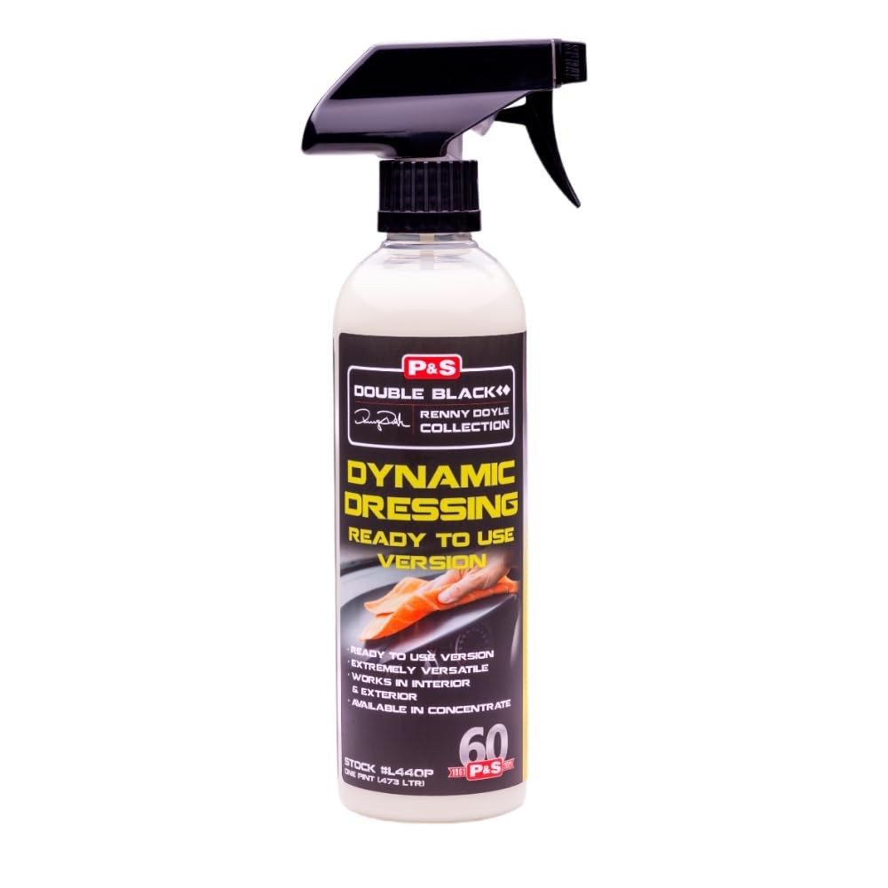 Versatile Tire & Trim Dressing Spray - Hyper Concentrate, Adjustable Gloss, UV P