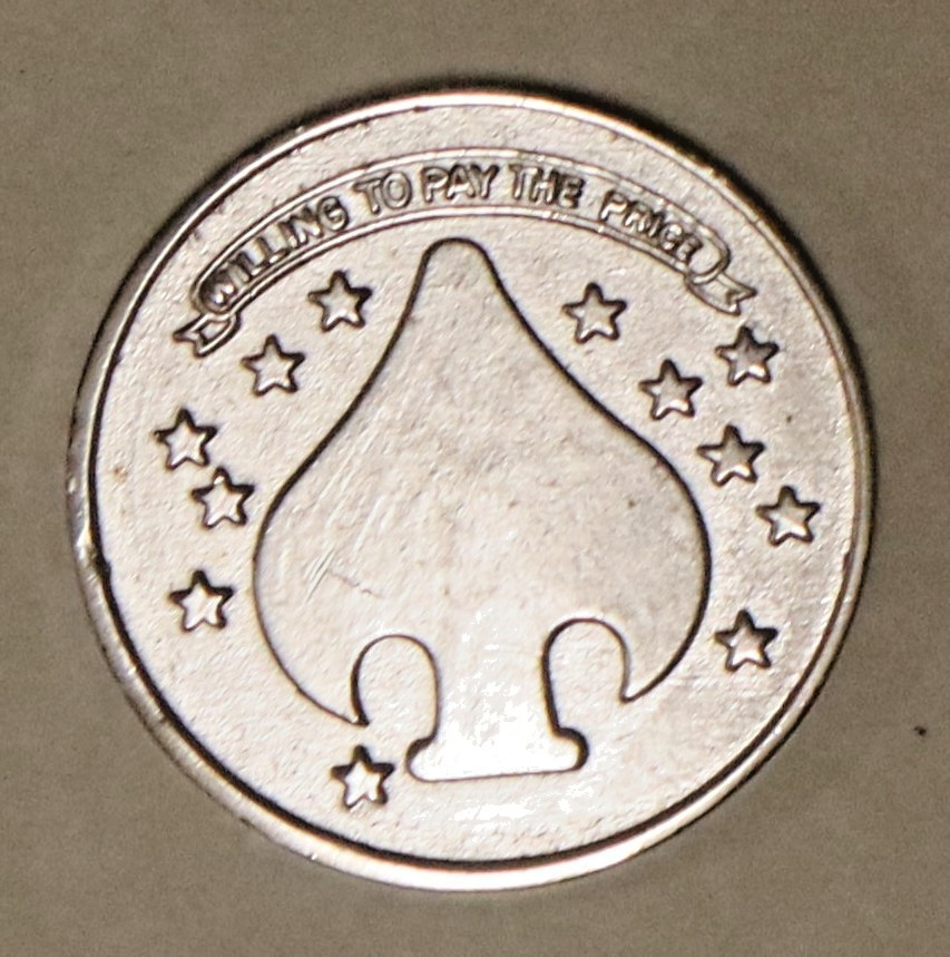 12th Special Forces Group 1st Special Forces Silver Plated Challenge Coin