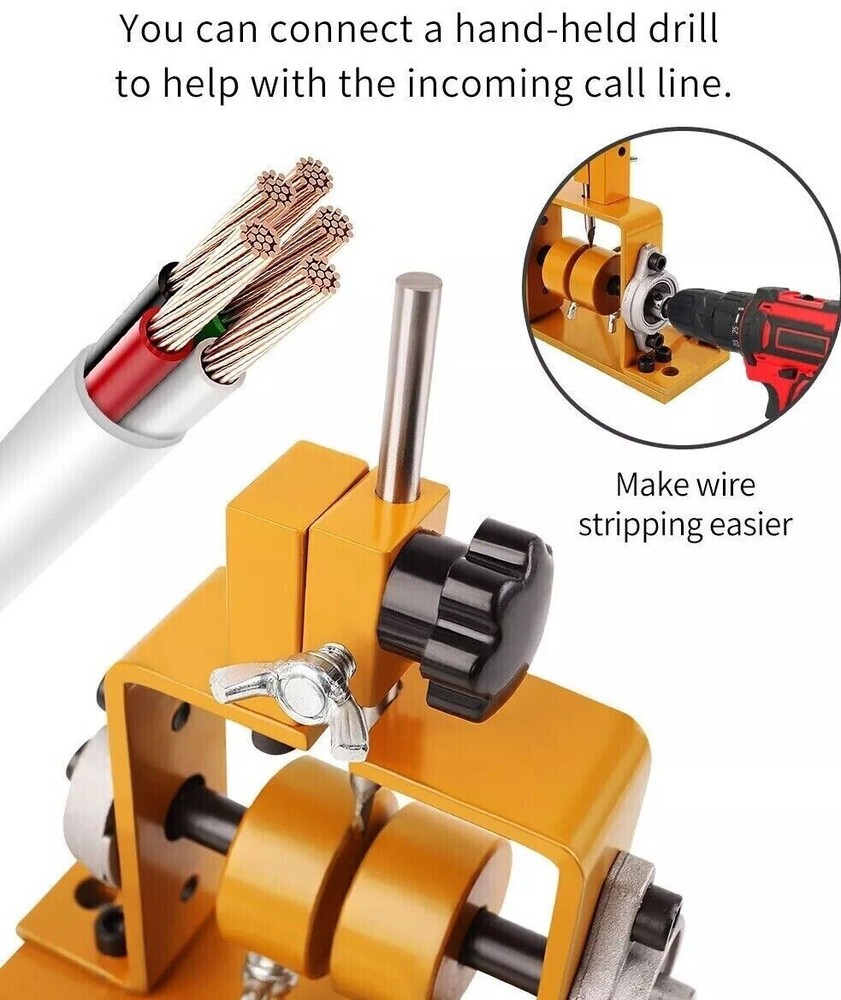 Cable Stripper Copper Wire Stripper Stripping Machine Copper Recycle Tool Manual