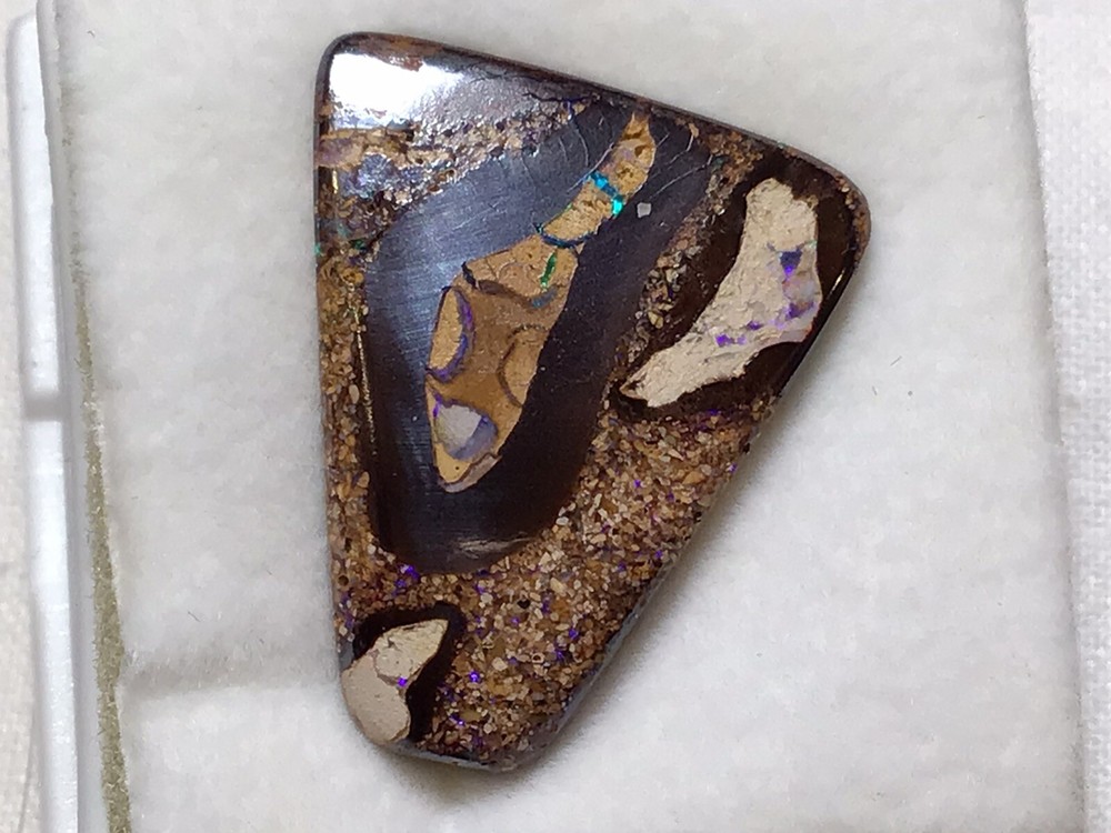All Natural Solid Australian Boulder Opal, 11.60 carats, double sided