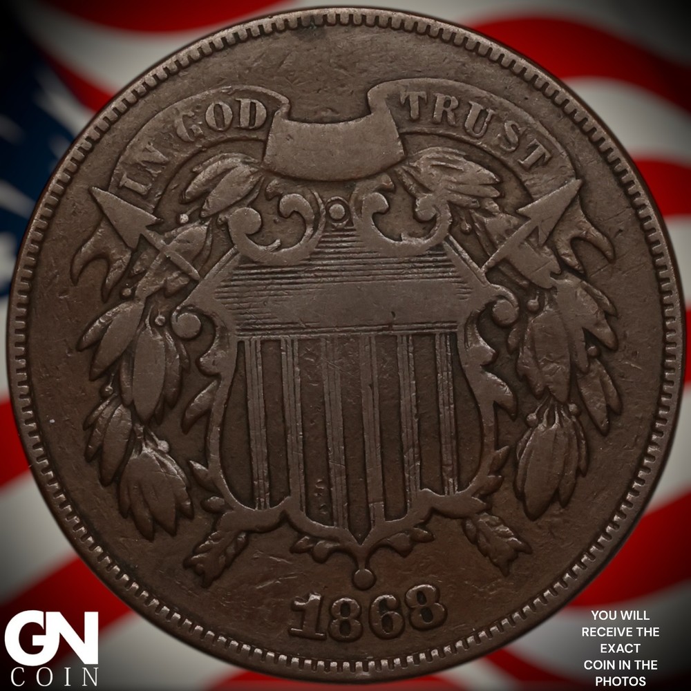 1868 2 Cent Piece Z9841