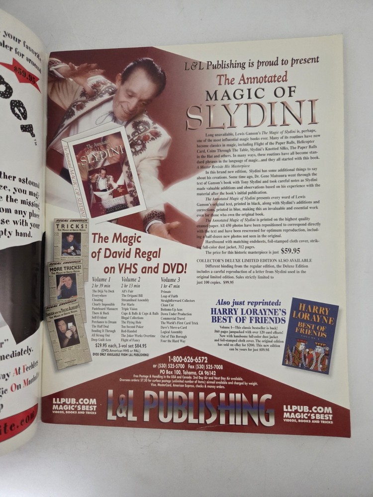 Genii Magic Magazine For Magicians May 2001 Issue