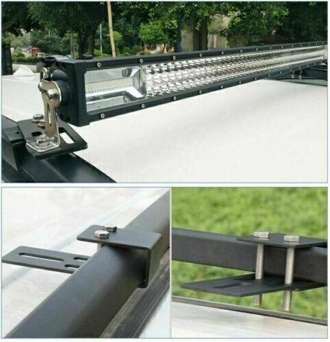 2X~Car~Roof~Rack~Work~Light~Light~Bar~Mounting~Bracket~Holder~light~bar~bracket