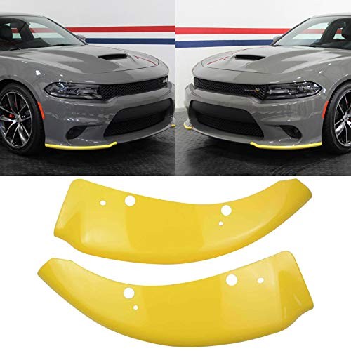 Front Bumper Lip Splitter Protector Replacement for 2015-2024 2025 Dodge Yellow