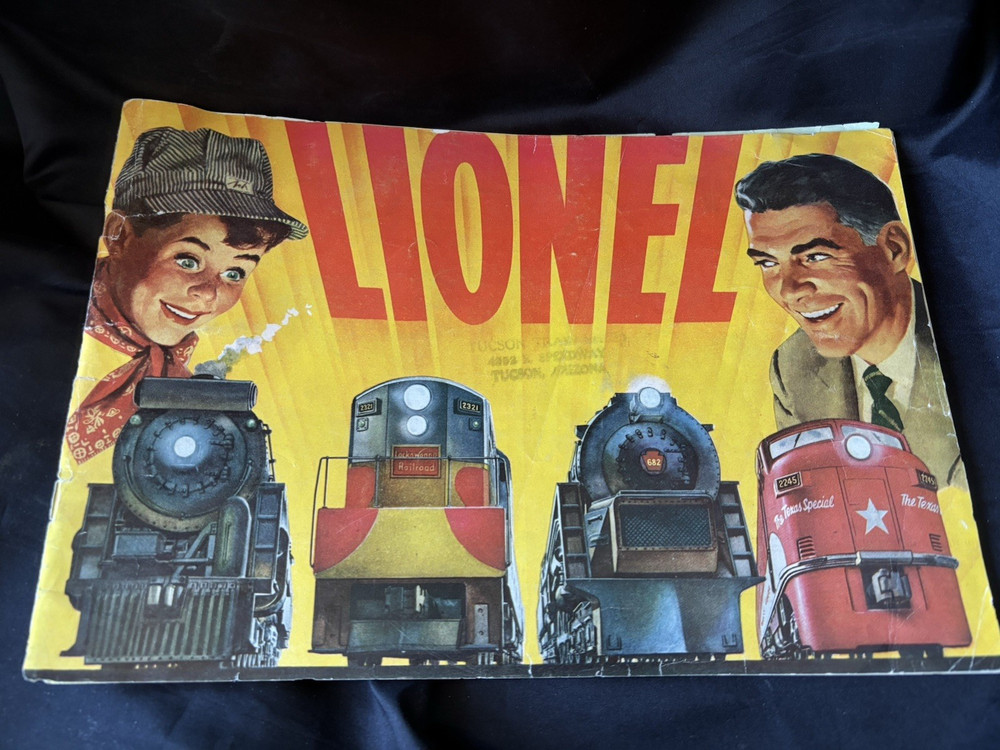 ORIGINAL LIONEL 1954 CATALOG - READ!