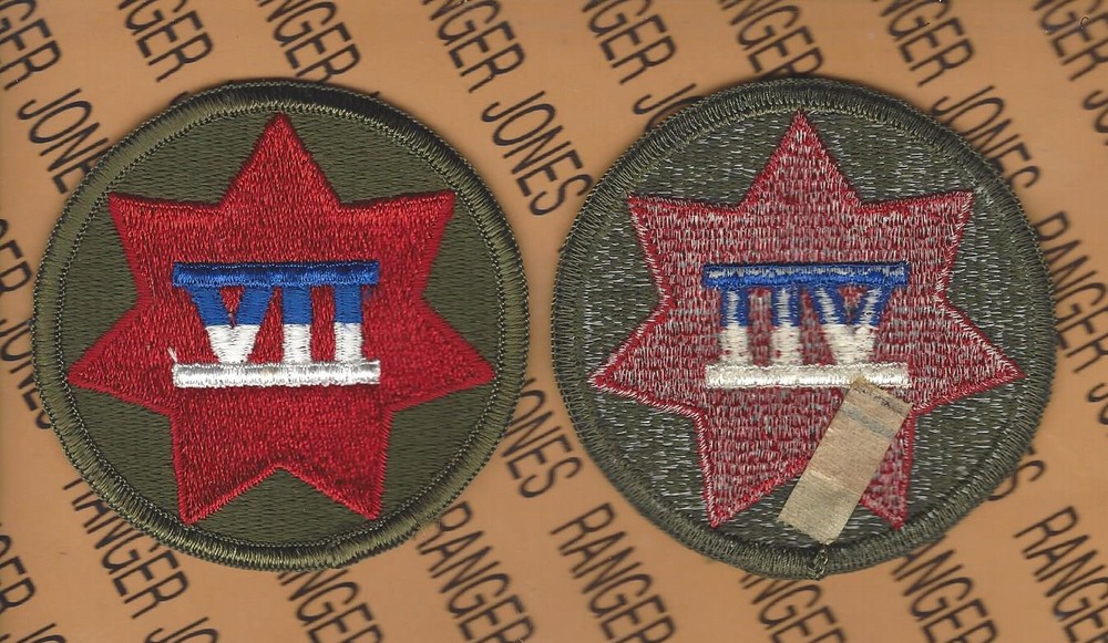 US Army 7th VII CORPS dress uniform patch m/e