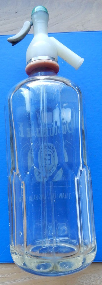 Shaw's Halifax Double E soda syphon c1940/50's