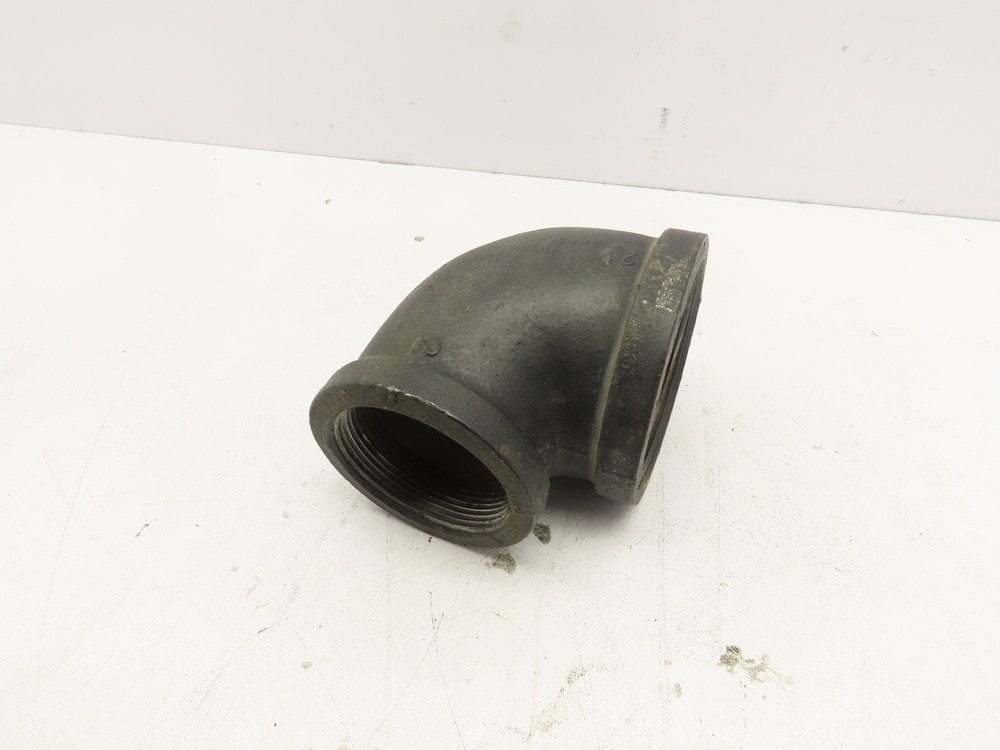 2-1/2" x 2" 90 Degree Reducing Elbow Schedule 40 Black Iron