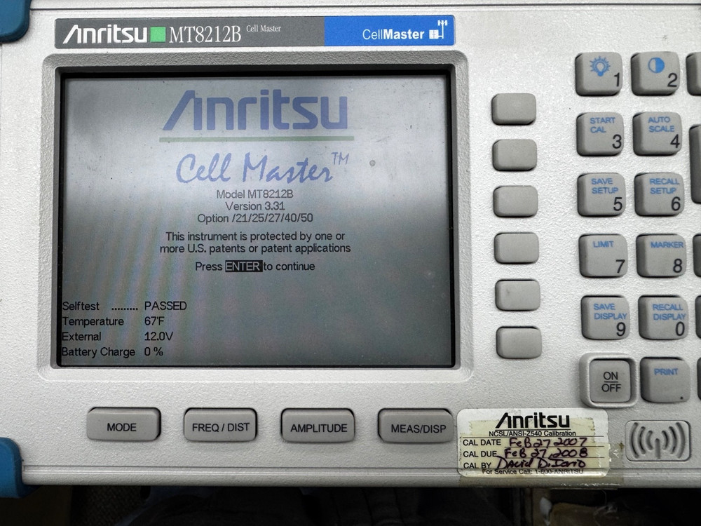 Anritsu MT8212B CellMaster