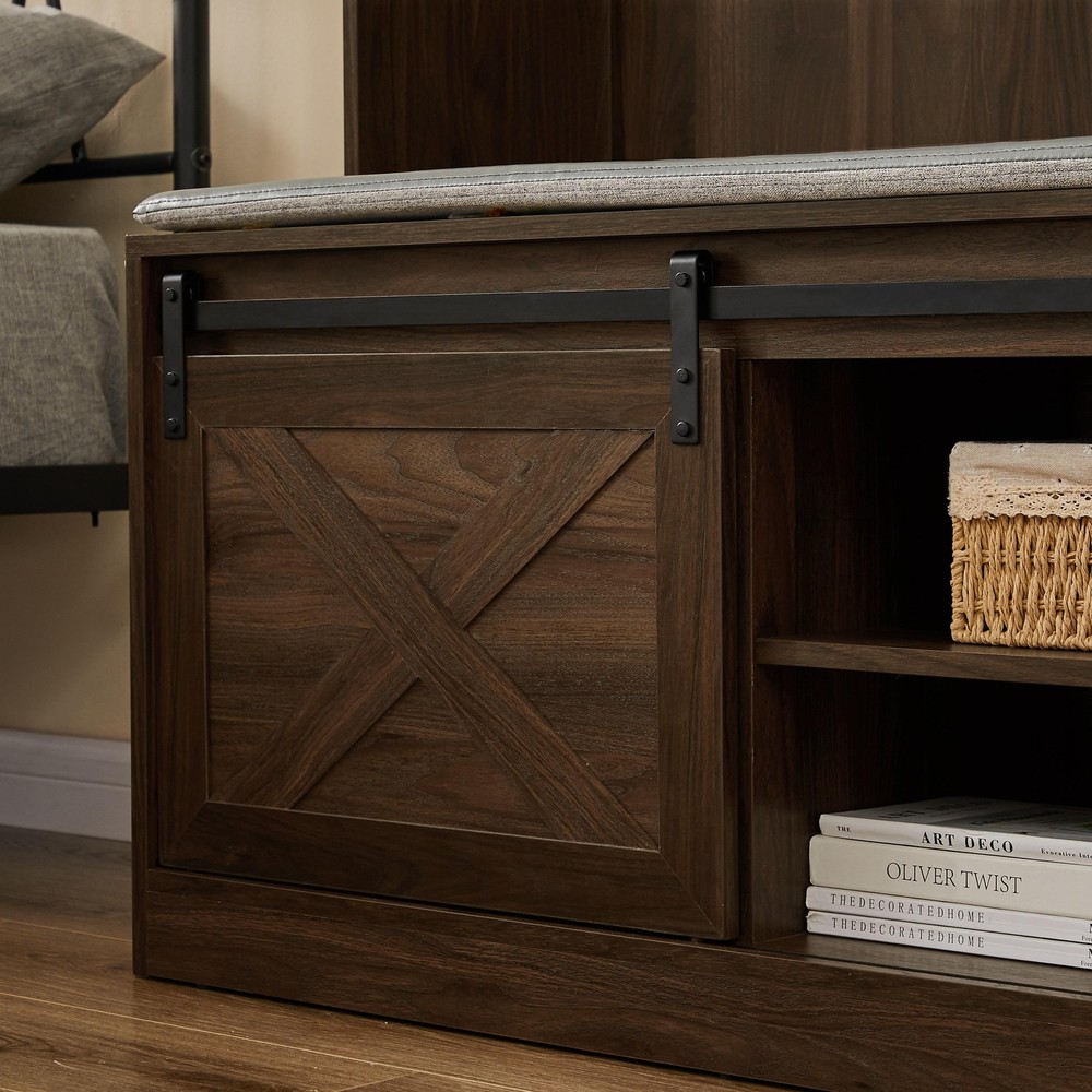 Wardrobe with 2 Drawers For Bedroom Brown