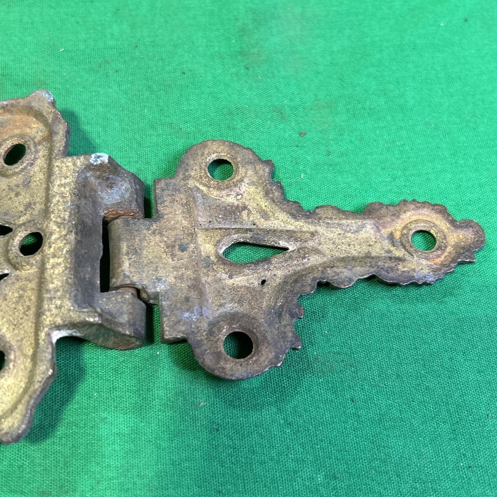 Antique Hardware Hinge Cast Brass 3/8’’ Offset , 4 1/2”long