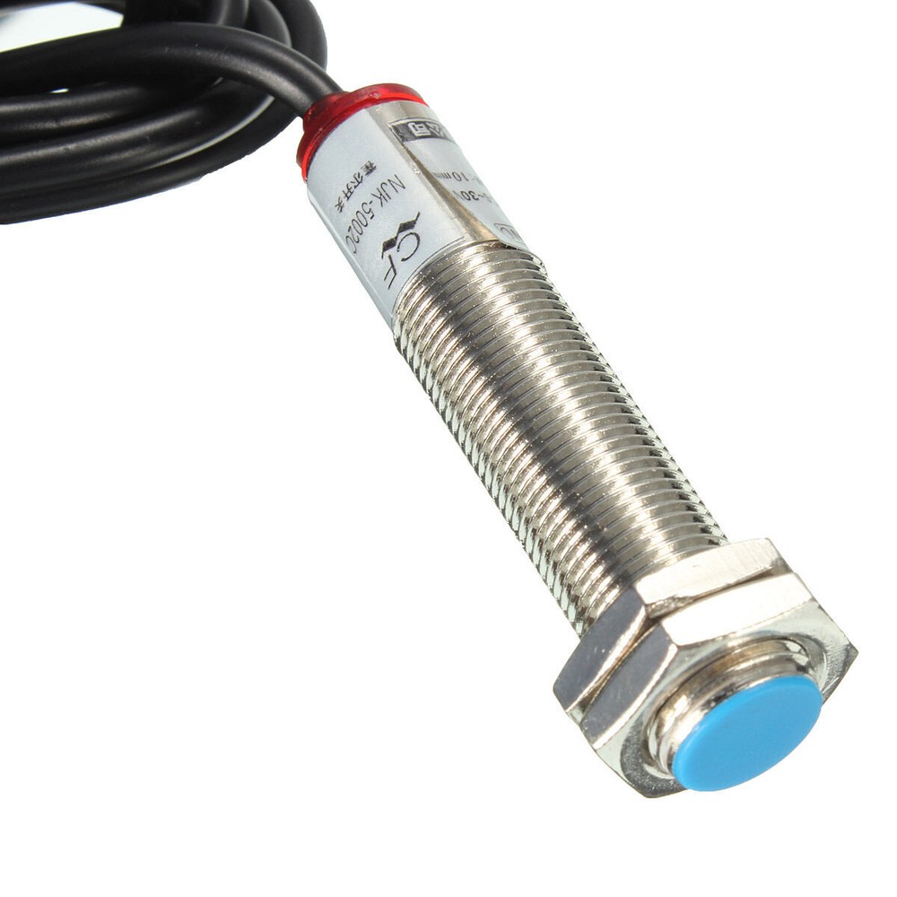 Hall Proximity Switch Sensor NPN + 4 Digital Red LED Tachometer RPM Speed Meter