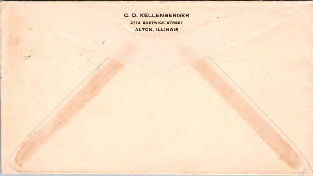 SC# 684 FDC - Simple Cachet - L36896