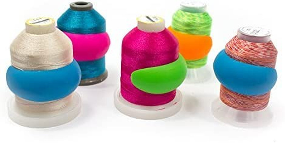 48 Pack Thread Spool Savers for Mess-Free Embroidery & Sewing Projects