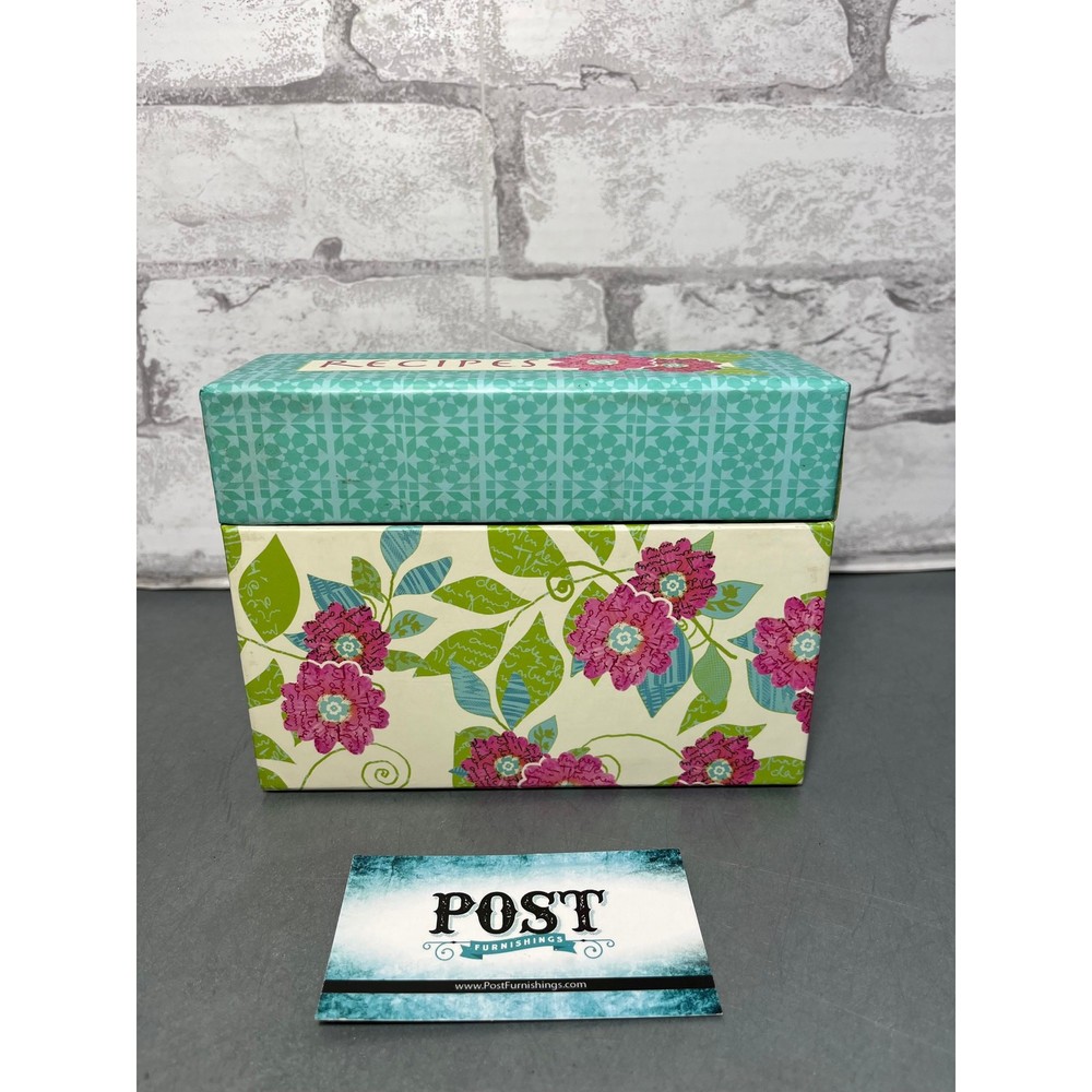 Floral Pattern Recipes Holder