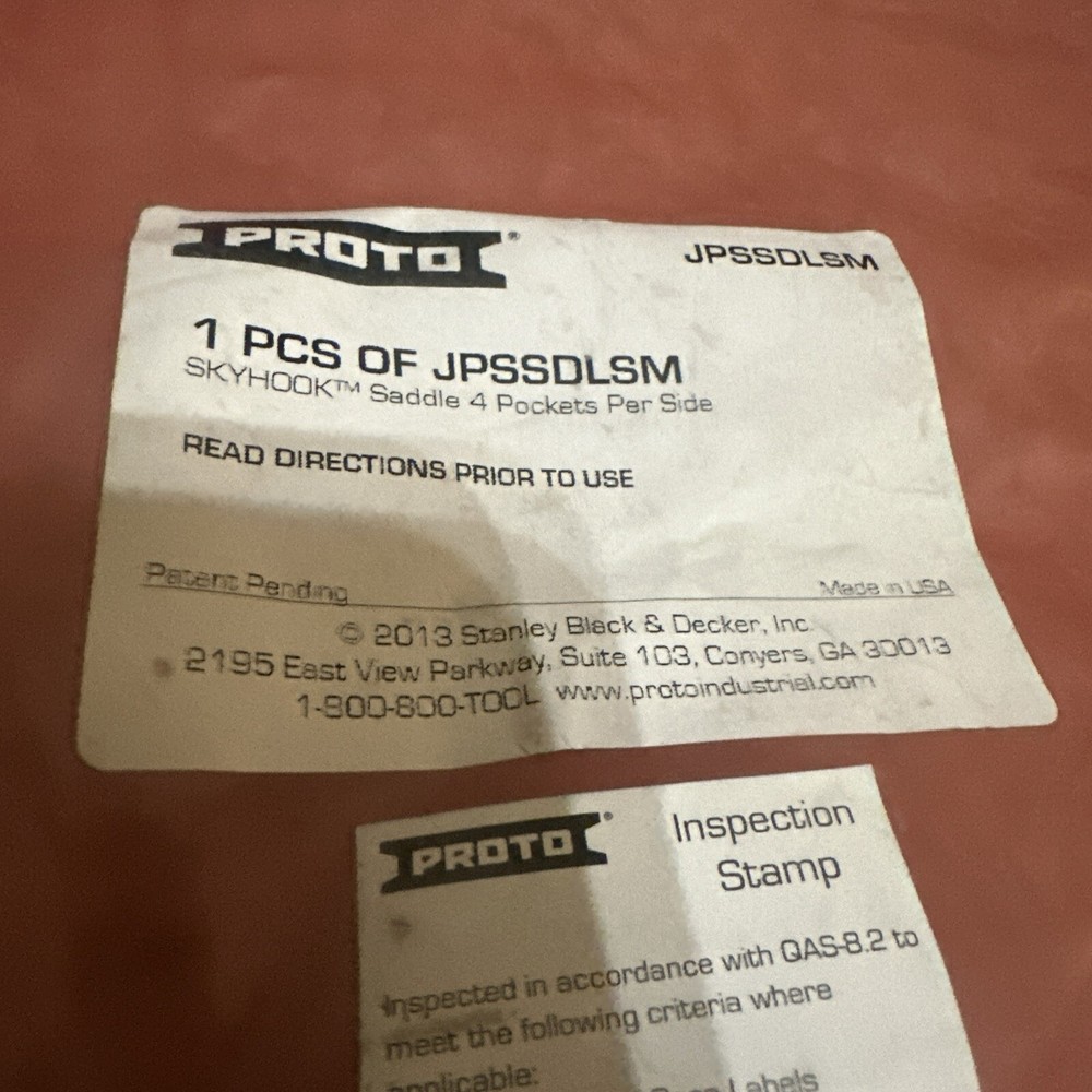 Proto SkyHook 8-Tool Saddle Kit JPSSDLSM #WT-9B-D0011