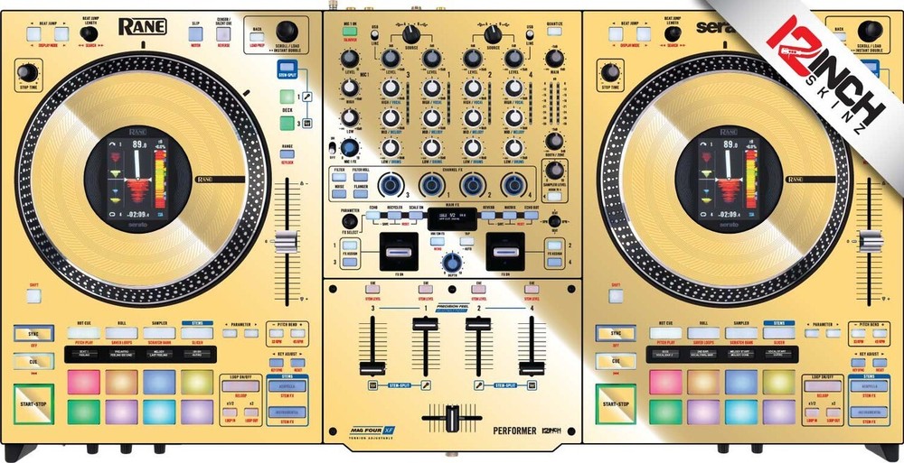 Rane Performer Skin - Mirror Gold