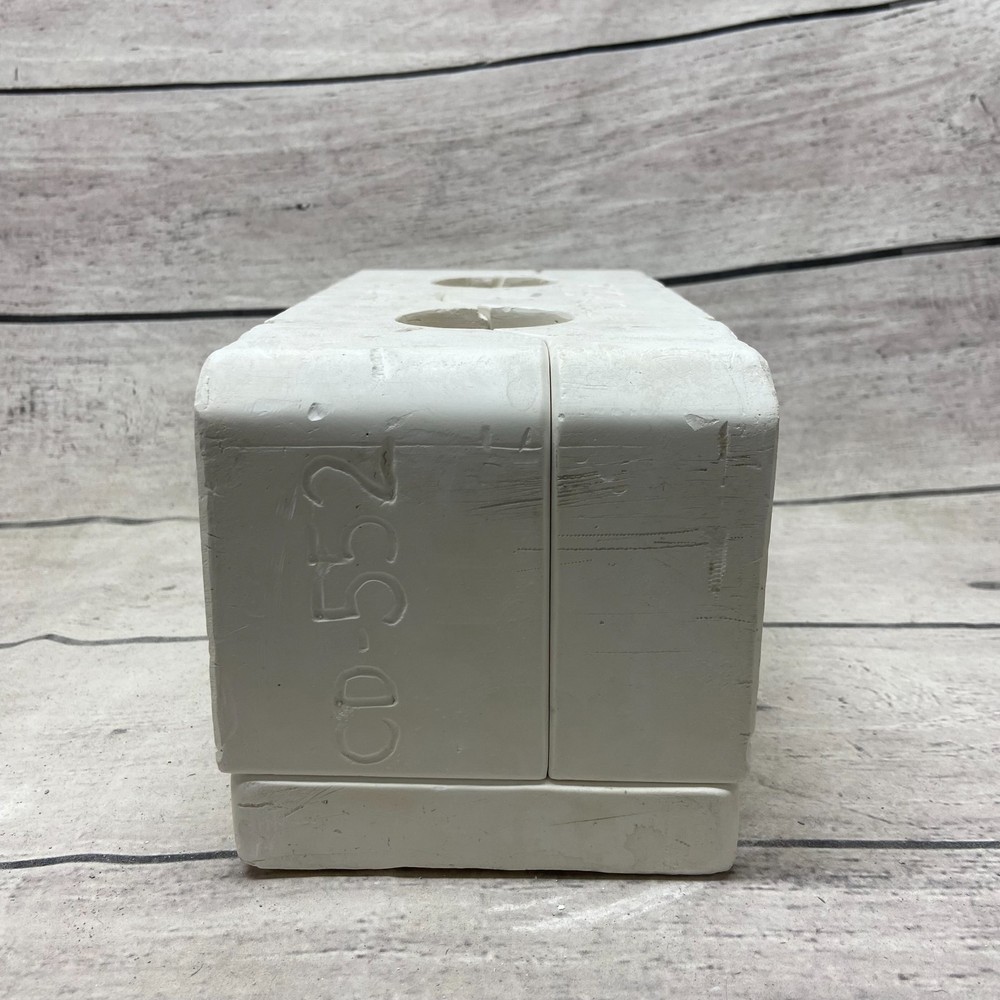2002 Cardinal Designs Ceramic Casting Mold 2 Small Pillar Votives #CD-522